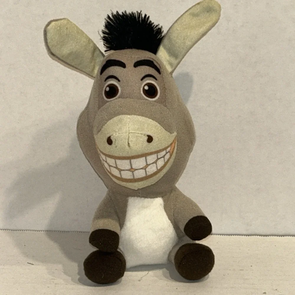 Dreamworks Shrek Donkey Big Head Plush Doll 7